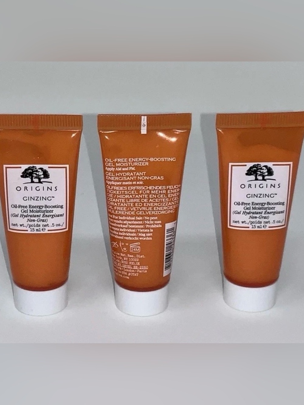 3pc Origins GinZing Energy Boosting Gel Moisturizer Oil
Free .5oz/15ml Each